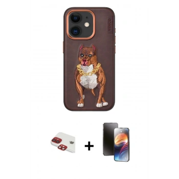 MARSİLYAN™- iPhone 11 Kılıf Nova Form Koleksiyonu - Siyah 3D Antistatik Mat Seramik Nano Ekran Koruyucu + Pers Alüminyum Kamera Lens - KI