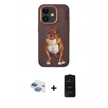 MARSİLYAN™- iPhone 11 Kılıf Nova Form Koleksiyonu - Siyah 6D Antistatik Mat Seramik Hayalet Nano Ekran Koruyucu + Pers Alüminyum Kamera Lens - GI