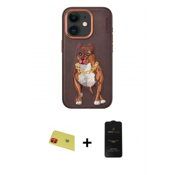 MARSİLYAN™- iPhone 11 Kılıf Nova Form Koleksiyonu - Siyah 6D Antistatik Mat Seramik Hayalet Nano Ekran Koruyucu + Rainbow Kamera Lens Koruma Cam - KI