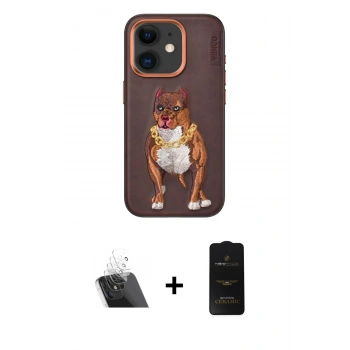 MARSİLYAN™- iPhone 11 Kılıf Nova Form Koleksiyonu - Siyah 6D Antistatik Mat Seramik Hayalet Nano Ekran Koruyucu + Kamera Lens Koruma Cam - SF