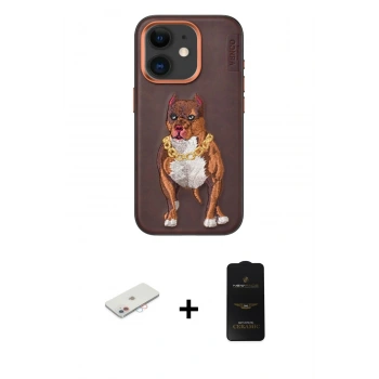 MARSİLYAN™- iPhone 11 Kılıf Nova Form Koleksiyonu - Siyah 6D Antistatik Mat Seramik Hayalet Nano Ekran Koruyucu + Renkli Kamera Lens Koruma Cam - PE