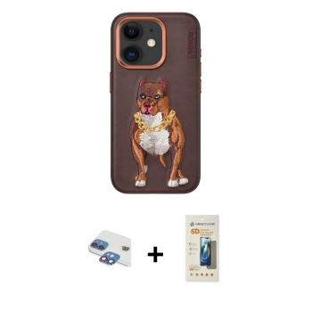 MARSİLYAN™- iPhone 11 Kılıf Nova Form Koleksiyonu - Siyah 6D Mat Seramik Hayalet Nano Ekran Koruyucu + Pers Alüminyum Kamera Lens - GI