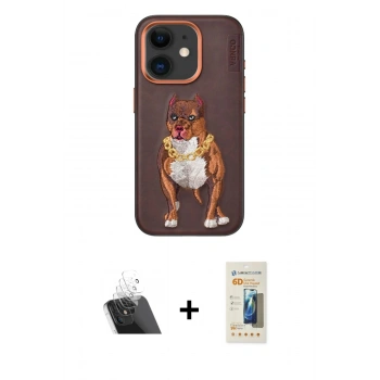 MARSİLYAN™- iPhone 11 Kılıf Nova Form Koleksiyonu - Siyah 6D Mat Seramik Hayalet Nano Ekran Koruyucu + Kamera Lens Koruma Cam - SF