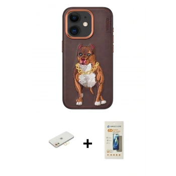 MARSİLYAN™- iPhone 11 Kılıf Nova Form Koleksiyonu - Siyah 6D Mat Seramik Hayalet Nano Ekran Koruyucu + Renkli Kamera Lens Koruma Cam - SI