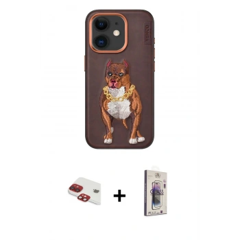 MARSİLYAN™- iPhone 11 Kılıf Nova Form Koleksiyonu - Siyah Bilvis 3D Cam Ekran Koruyucu + Pers Alüminyum Kamera Lens - KI