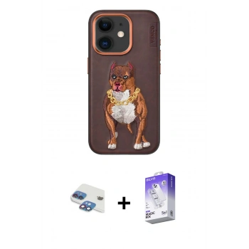 MARSİLYAN™- iPhone 11 Kılıf Nova Form Koleksiyonu - Siyah Bilvis 5in1 3D Magic Cam Ekran Koruyucu + Pers Alüminyum Kamera Lens - GI