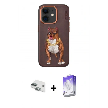 MARSİLYAN™- iPhone 11 Kılıf Nova Form Koleksiyonu - Siyah Bilvis 5in1 3D Magic Cam Ekran Koruyucu + Pers Alüminyum Kamera Lens - YL