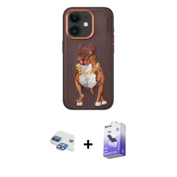 MARSİLYAN™- iPhone 11 Kılıf Nova Form Koleksiyonu - Siyah Bilvis 5in1 5D Magic Hayalet Cam Ekran Koruyucu + Pers Alüminyum Kamera Lens - GI