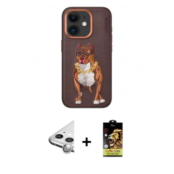 MARSİLYAN™- iPhone 11 Kılıf Nova Form Koleksiyonu - Siyah Buffer Cam Ekran Koruyucu + Raze Metal Kamera Lens - GS