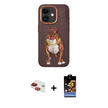 MARSİLYAN™- iPhone 11 Kılıf Nova Form Koleksiyonu - Siyah Buffer Hayalet Cam Ekran Koruyucu + Pers Alüminyum Kamera Lens - KI