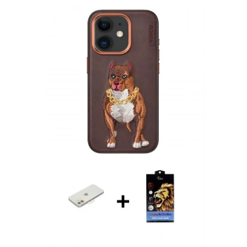 MARSİLYAN™- iPhone 11 Kılıf Nova Form Koleksiyonu - Siyah Buffer Hayalet Cam Ekran Koruyucu + Renkli Kamera Lens Koruma Cam - TU