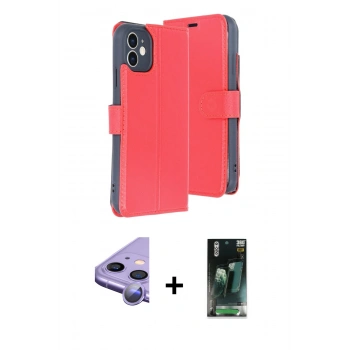 MARSİLYAN™- iPhone 11 Kılıf Siluet Işık Serisi - Şeffaf 360 Full Body Arka Koruyucu + Raze Metal Kamera Lens - MR
