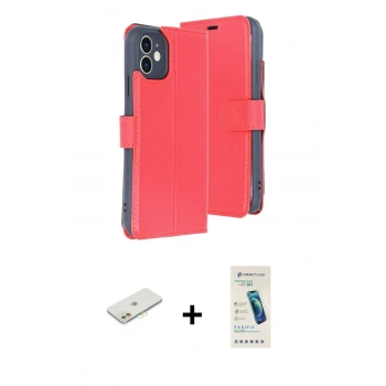 MARSİLYAN™- iPhone 11 Kılıf Siluet Işık Serisi - Şeffaf Pasifik Cam Ekran Koruyucu + Renkli Kamera Lens Koruma Cam - TU