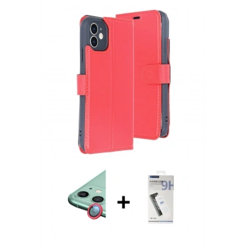 MARSİLYAN™- iPhone 11 Kılıf Siluet Işık Serisi - Şeffaf Uv Polymer Nano Ekran Koruyucu + Raze Metal Kamera Lens - KI