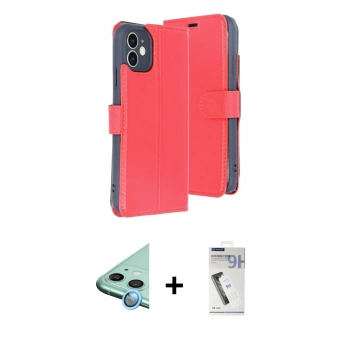 MARSİLYAN™- iPhone 11 Kılıf Siluet Işık Serisi - Şeffaf Uv Polymer Nano Ekran Koruyucu + Raze Metal Kamera Lens - MI