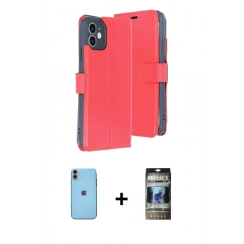 MARSİLYAN™- iPhone 11 Kılıf Siluet Işık Serisi - Siyah 34D Hayalet Izgaralı Cam + Neon Fosforlu Kamera Lens - TU