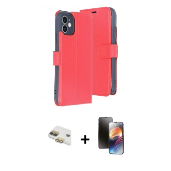 MARSİLYAN™- iPhone 11 Kılıf Siluet Işık Serisi - Siyah 3D Antistatik Mat Seramik Nano Ekran Koruyucu + Pers Alüminyum Kamera Lens - GD