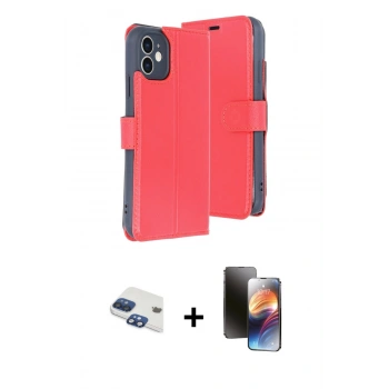 MARSİLYAN™- iPhone 11 Kılıf Siluet Işık Serisi - Siyah 3D Antistatik Mat Seramik Nano Ekran Koruyucu + Pers Alüminyum Kamera Lens - LT