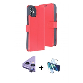 MARSİLYAN™- iPhone 11 Kılıf Siluet Işık Serisi - Siyah 3D Antistatik Seramik Nano Ekran Koruyucu + Raze Metal Kamera Lens - MR
