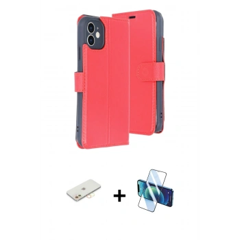 MARSİLYAN™- iPhone 11 Kılıf Siluet Işık Serisi - Siyah 3D Antistatik Seramik Nano Ekran Koruyucu + Renkli Kamera Lens Koruma Cam - SI