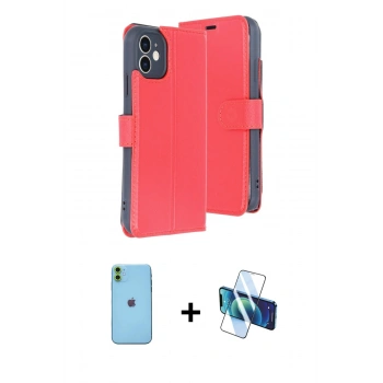 MARSİLYAN™- iPhone 11 Kılıf Siluet Işık Serisi - Siyah 3D Antistatik Seramik Nano Ekran Koruyucu + Neon Fosforlu Kamera Lens - YL