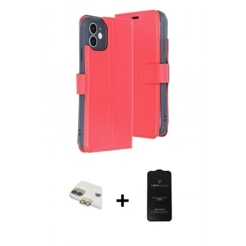 MARSİLYAN™- iPhone 11 Kılıf Siluet Işık Serisi - Siyah 6D Antistatik Mat Seramik Hayalet Nano Ekran Koruyucu + Pers Alüminyum Kamera Lens - GD
