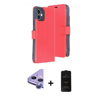 MARSİLYAN™- iPhone 11 Kılıf Siluet Işık Serisi - Siyah 6D Antistatik Mat Seramik Hayalet Nano Ekran Koruyucu + Raze Metal Kamera Lens - MR