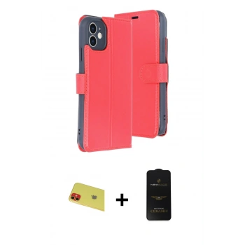 MARSİLYAN™- iPhone 11 Kılıf Siluet Işık Serisi - Siyah 6D Antistatik Mat Seramik Hayalet Nano Ekran Koruyucu + Rainbow Kamera Lens Koruma Cam - KI