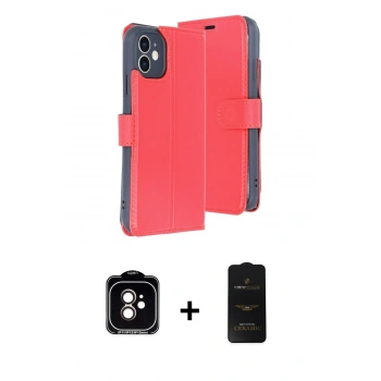 MARSİLYAN™- iPhone 11 Kılıf Siluet Işık Serisi - Siyah 6D Antistatik Mat Seramik Hayalet Nano Ekran Koruyucu + PVD Metal Kamera Lens - TU