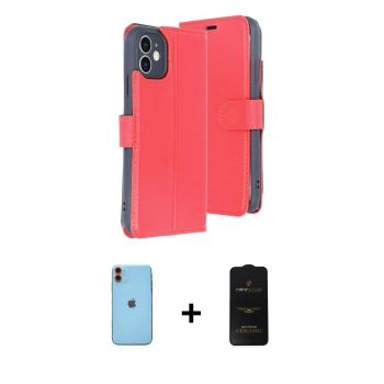 MARSİLYAN™- iPhone 11 Kılıf Siluet Işık Serisi - Siyah 6D Antistatik Mat Seramik Hayalet Nano Ekran Koruyucu + Neon Fosforlu Kamera Lens - TU