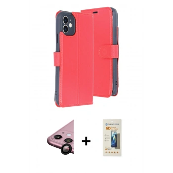 MARSİLYAN™- iPhone 11 Kılıf Siluet Işık Serisi - Siyah 6D Mat Seramik Hayalet Nano Ekran Koruyucu + Raze Metal Kamera Lens - SH