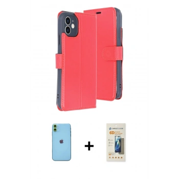 MARSİLYAN™- iPhone 11 Kılıf Siluet Işık Serisi - Siyah 6D Mat Seramik Hayalet Nano Ekran Koruyucu + Neon Fosforlu Kamera Lens - YL