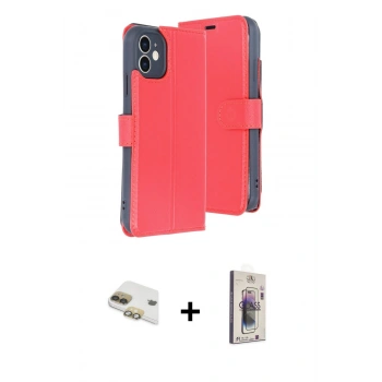 MARSİLYAN™- iPhone 11 Kılıf Siluet Işık Serisi - Siyah Bilvis 3D Cam Ekran Koruyucu + Pers Alüminyum Kamera Lens - GD