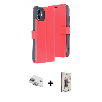 MARSİLYAN™- iPhone 11 Kılıf Siluet Işık Serisi - Siyah Bilvis 3D Cam Ekran Koruyucu + Pers Alüminyum Kamera Lens - YL