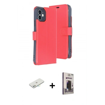 MARSİLYAN™- iPhone 11 Kılıf Siluet Işık Serisi - Siyah Bilvis Hayalet Cam Ekran Koruyucu + Renkli Kamera Lens Koruma Cam - SI