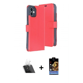 MARSİLYAN™- iPhone 11 Kılıf Siluet Işık Serisi - Siyah Buffer Hayalet Cam Ekran Koruyucu + Kamera Lens Koruma Cam - SF
