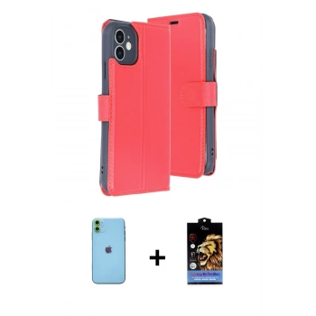 MARSİLYAN™- iPhone 11 Kılıf Siluet Işık Serisi - Siyah Buffer Hayalet Cam Ekran Koruyucu + Neon Fosforlu Kamera Lens - YL