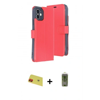MARSİLYAN™- iPhone 11 Kılıf Siluet Işık Serisi - Siyah Joko Magic 5D Hayalet Cam + Rainbow Kamera Lens Koruma Cam - KI