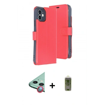 MARSİLYAN™- iPhone 11 Kılıf Siluet Işık Serisi - Siyah Joko Magic 5D Hayalet Cam + Raze Metal Kamera Lens - KI