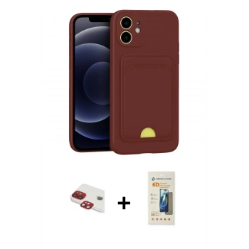 MARSİLYAN™- iPhone 11 Kılıf Vadi Çizgi Prime - Siyah 6D Mat Seramik Hayalet Nano Ekran Koruyucu + Pers Alüminyum Kamera Lens - KI