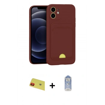 MARSİLYAN™- iPhone 11 Kılıf Vadi Çizgi Prime - Siyah Joko Magic 5D Cam + Rainbow Kamera Lens Koruma Cam - KI