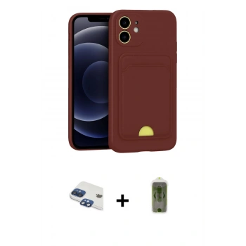 MARSİLYAN™- iPhone 11 Kılıf Vadi Çizgi Prime - Siyah Joko Magic 5D Hayalet Cam + Pers Alüminyum Kamera Lens - LT