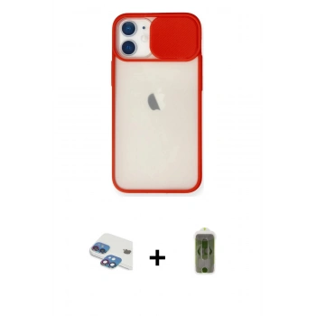 MARSİLYAN™- iPhone 11 Kılıf Vadi Çizgi - Siyah Joko Magic 5D Hayalet Cam + Pers Alüminyum Kamera Lens - GI