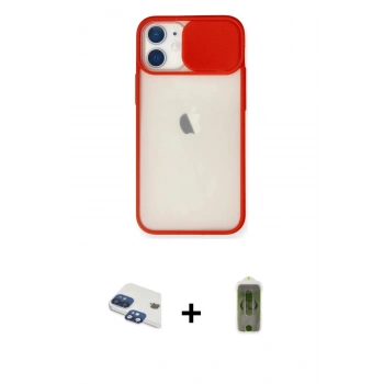 MARSİLYAN™- iPhone 11 Kılıf Vadi Çizgi - Siyah Joko Magic 5D Hayalet Cam + Pers Alüminyum Kamera Lens - LT