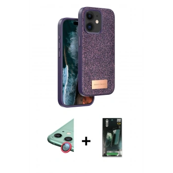 MARSİLYAN™- iPhone 11 Kılıf Vadi Klasik Serisi - Şeffaf 360 Full Body Arka Koruyucu + Raze Metal Kamera Lens - KI
