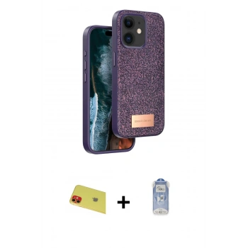 MARSİLYAN™- iPhone 11 Kılıf Vadi Klasik Serisi - Siyah Joko Magic 5D Cam + Rainbow Kamera Lens Koruma Cam - KI