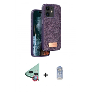 MARSİLYAN™- iPhone 11 Kılıf Vadi Klasik Serisi - Siyah Joko Magic 5D Cam + Raze Metal Kamera Lens - KI