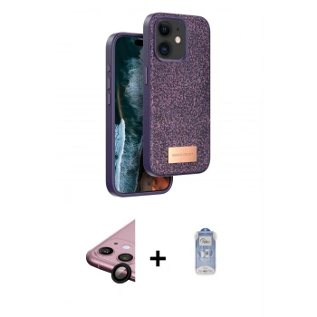MARSİLYAN™- iPhone 11 Kılıf Vadi Klasik Serisi - Siyah Joko Magic 5D Cam + Raze Metal Kamera Lens - SH