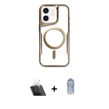 MARSİLYAN™- iPhone 11 Kılıf Yadigar Klasik Özel Seri - Siyah Joko Magic 5D Cam + Kamera Lens Koruma Cam - SF