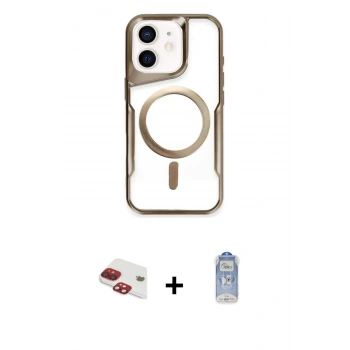 MARSİLYAN™- iPhone 11 Kılıf Yadigar Klasik Özel Seri - Siyah Joko Magic 5D Cam + Pers Alüminyum Kamera Lens - KI